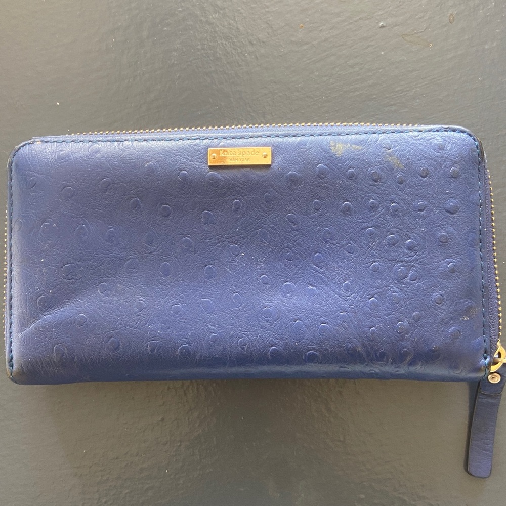 Kate spade continental leather wallet